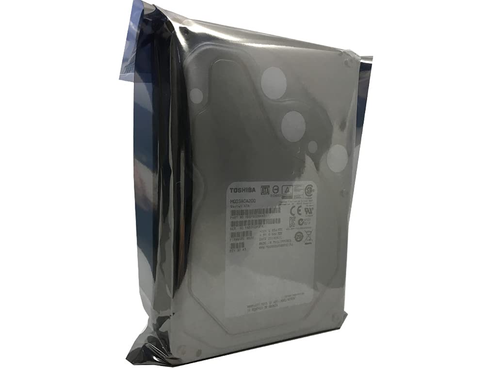TOSHIBA MG03ACA200 2TB 7200 RPM 64MB Cache SATA 6.0Gb/s 3.5' Enterprise Hard Drive Bare Drive