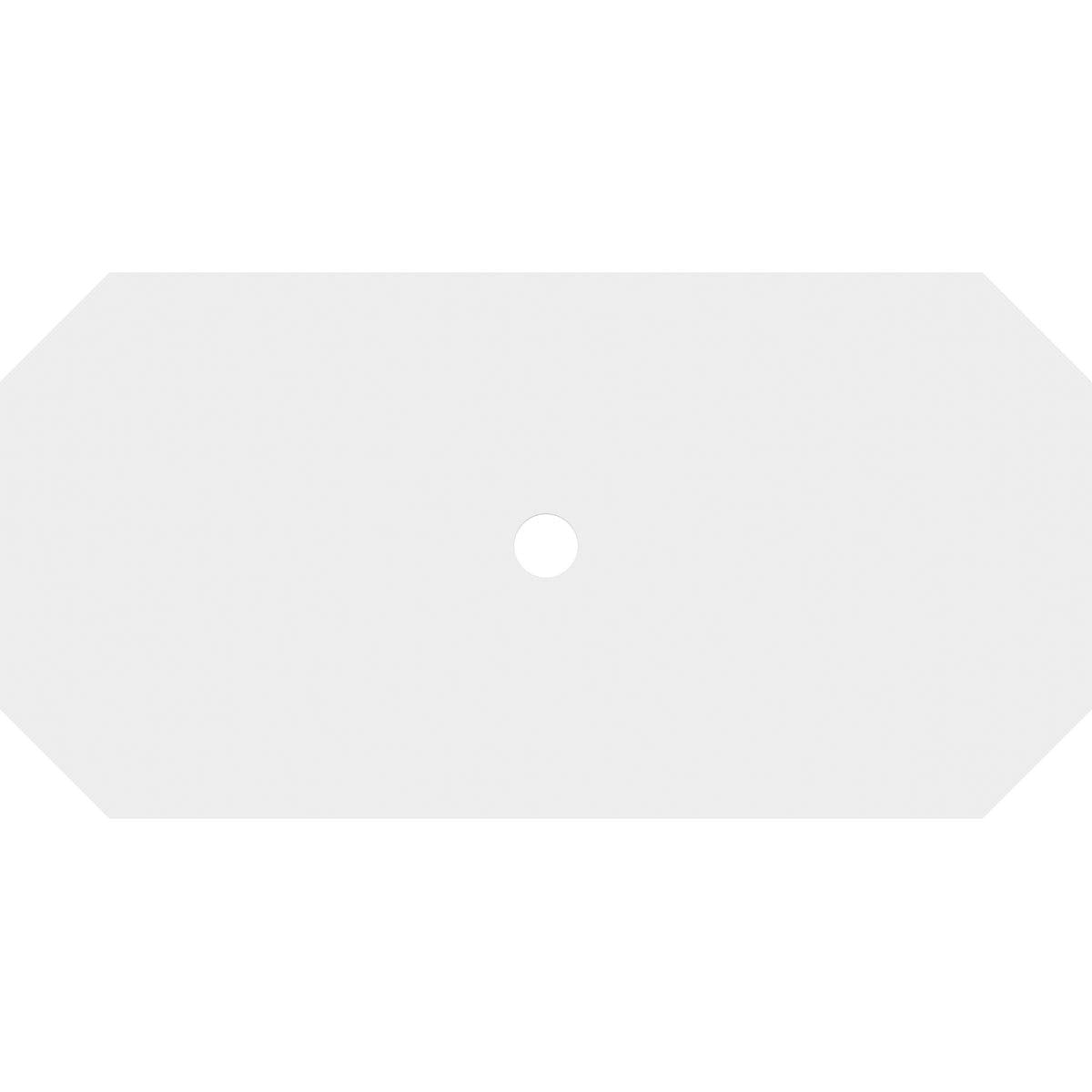 Ekena Millwork Cmp34X17Ed 02000 Emerald Architectural Grade Pvc Contemporary Urethane Ceiling Medallions 34''W X 17''H X 2''Id X