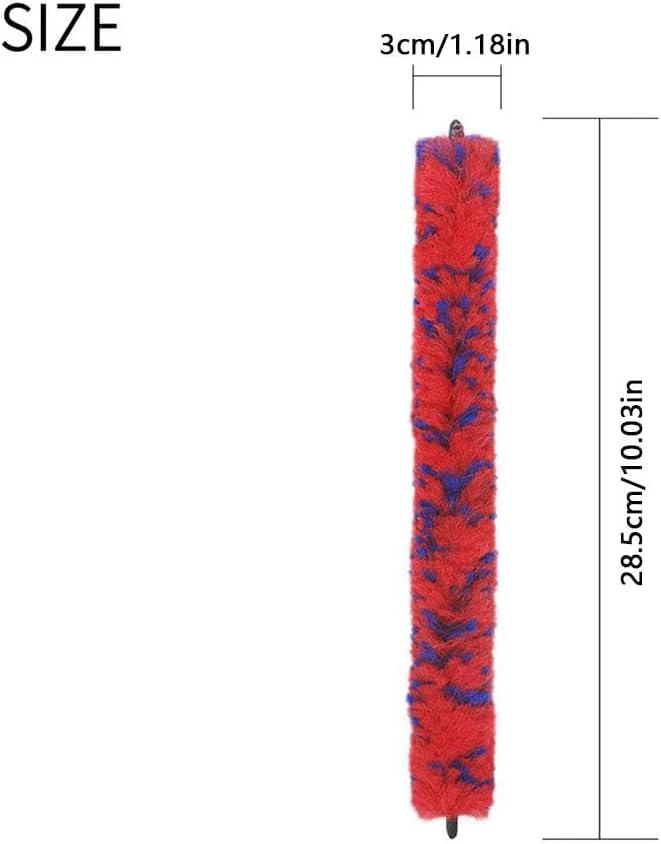Red Saxophones Bend Neck Cleaning Brush Soft Clarinet Cleaner Microfiber Care Tool Woodwinds Neck Saver Clean Brushes For Tenor