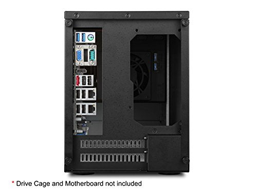 Istarusa S 915 Compact Stylish 5X 5.25 Bay Mini Itx Tower   Black