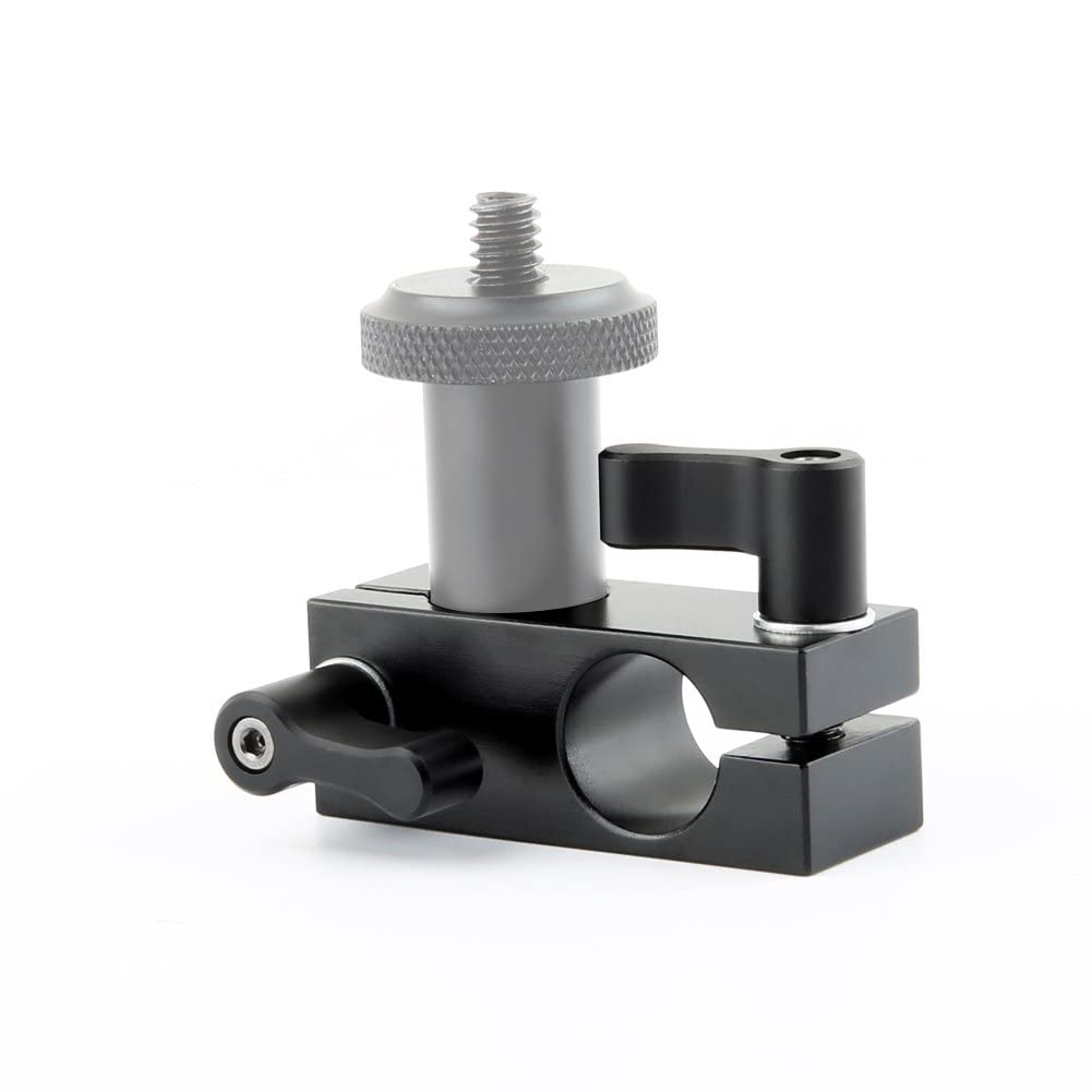 Niceyrig 90 Degree 15Mm Rod Clamp With Adjustable Screws For Camera Support System Shoulder Rig Tripod System, Pack Of 2