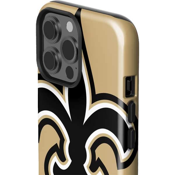 Skinit Impact Phone Case Compatible With Iphone 14 Pro Max   Officially Licensed Nfl New Orleans Saints Large Logo Design
