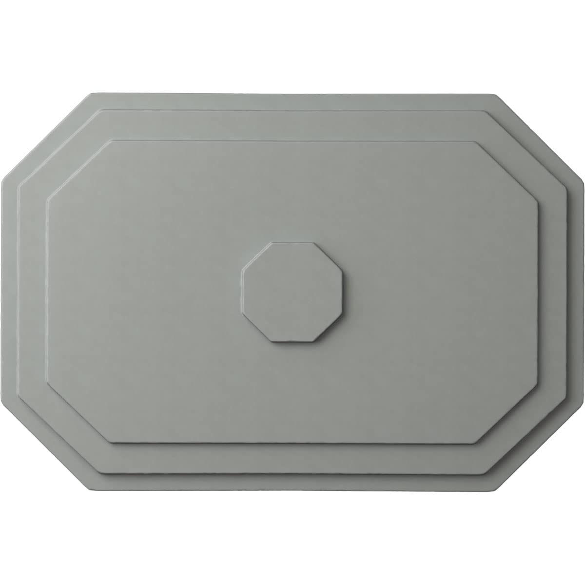 Ekena Millwork Cm25Fe Felix Ceiling Medallion, 25 1/4''W X 17 1/4''H X 1 3/4''P, Factory Primed
