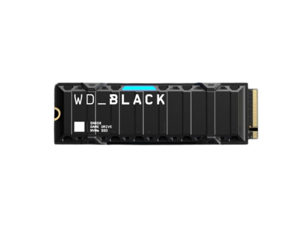 Western Digital 2Tb Sn850 Nvme Ssd For Ps5 Consoles Solid State Drive With Heatsink   Gen4 Pcie, M.2 2280, Up To 7,000 Mb/S   Wdbbkw0020Bbk Wrsn