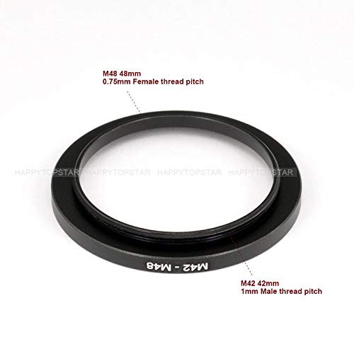 Metal M42 To M48 Male To Female 42Mm To 48Mm M42 M48 Step Up Coupling Ring Adapter For Lens Filter Telescope