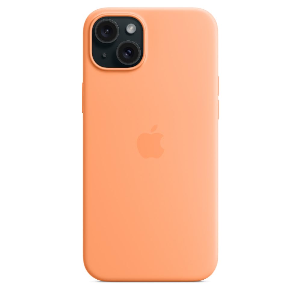 Apple Iphone 15 Plus Silicone Case With Magsafe   Orange Sorbet