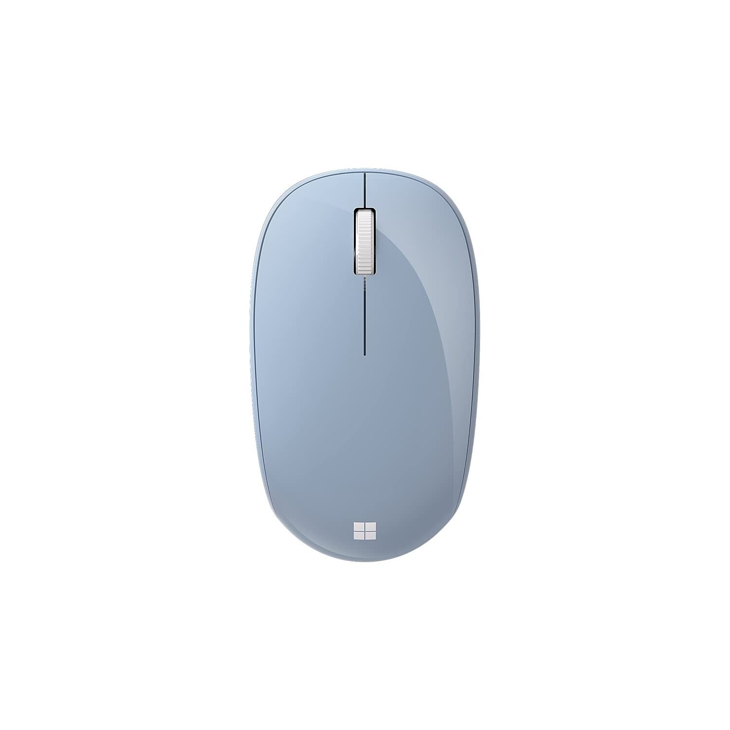 Microsoft Bluetooth Mouse - Pastel Blue. Comfortable Design, Right/Left Hand Use, 4-Way Scroll Wheel, Wireless Bluetooth Mouse F