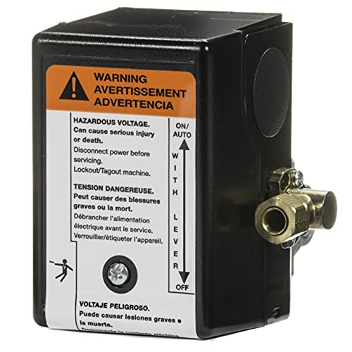 Ingersoll Rand 23474570 Pressure Switch for Two Stage Compressor, Plastic, Brown/a