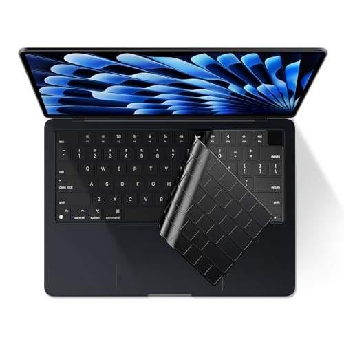 Eoocoo Keyboard Cover Skin Protector For 2025 20242021 M4 M3 M2 Macbook Air 13.6/15 A3240 A3113 A2681 A3241 A3114 A2941,Pro 14/