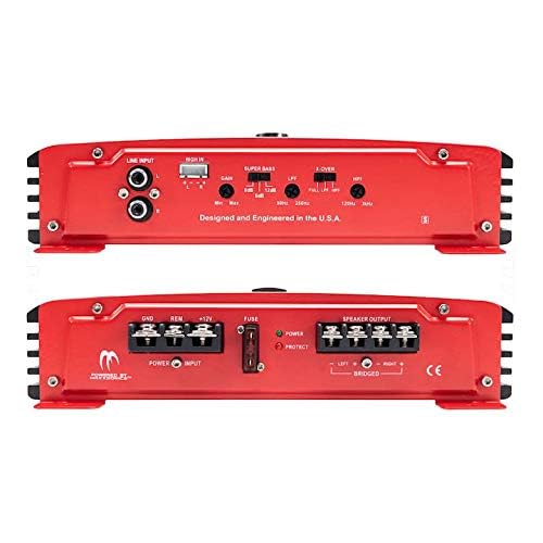 Crunch Power X 1 X 510 @ 4 Ohms 1 X 1025 @ 2 Ohms N/A @ 1 Ohms Class A/B