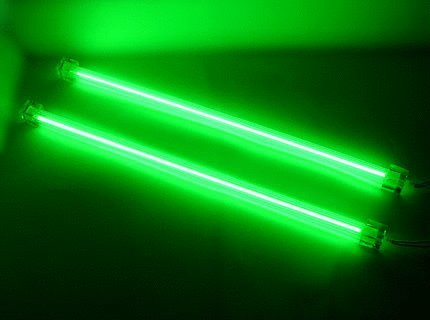 Logisys 12' Dual Cold Cathode Kit, 3.0Mm Tube Diameter, 680V Output Voltage, Green