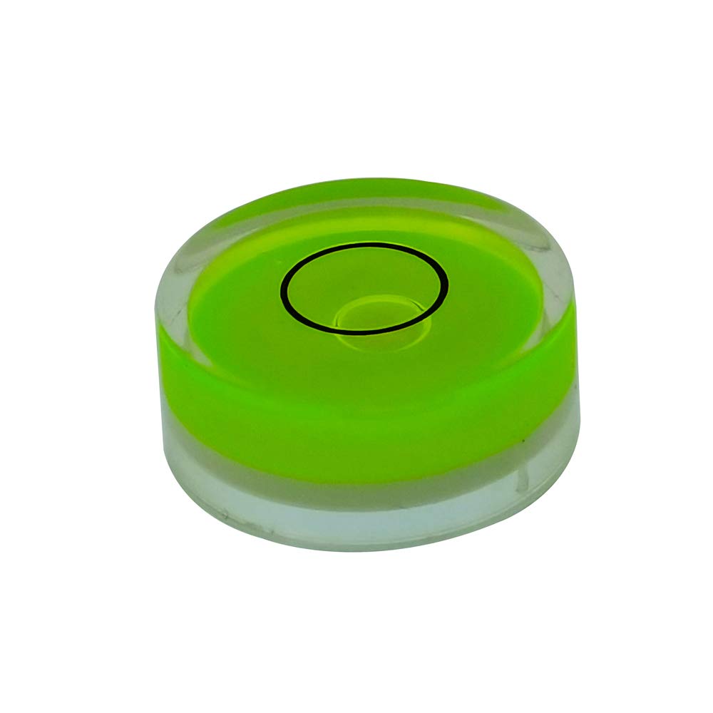 25Mm Circular Bubble Spirit Level By Gfnt For Tripod, Phonograph, Turntable Etc 4Pcs (25X10Mm Green)