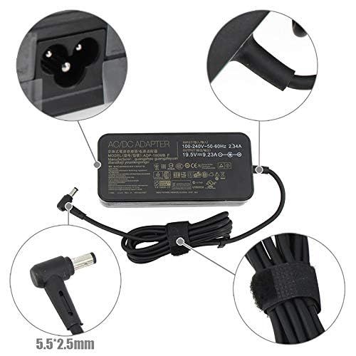 19.5V 9.23A 180W Laptop Charger For Asus Rog G750Jm G751Jm G750Js G75 G75Vw G75Vx Gl502Vt G750Jw G750Jm G750Jx G751Jl G751Jm G75