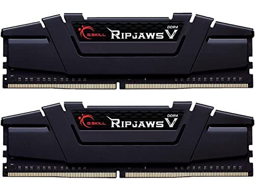 G.Skill Ripjaws V Series (Intel Xmp) Ddr4 Ram 32Gb (2X16Gb) 3600Mt/S Cl18-22-22-42 1.35V Desktop Computer Memory Udimm - Black (