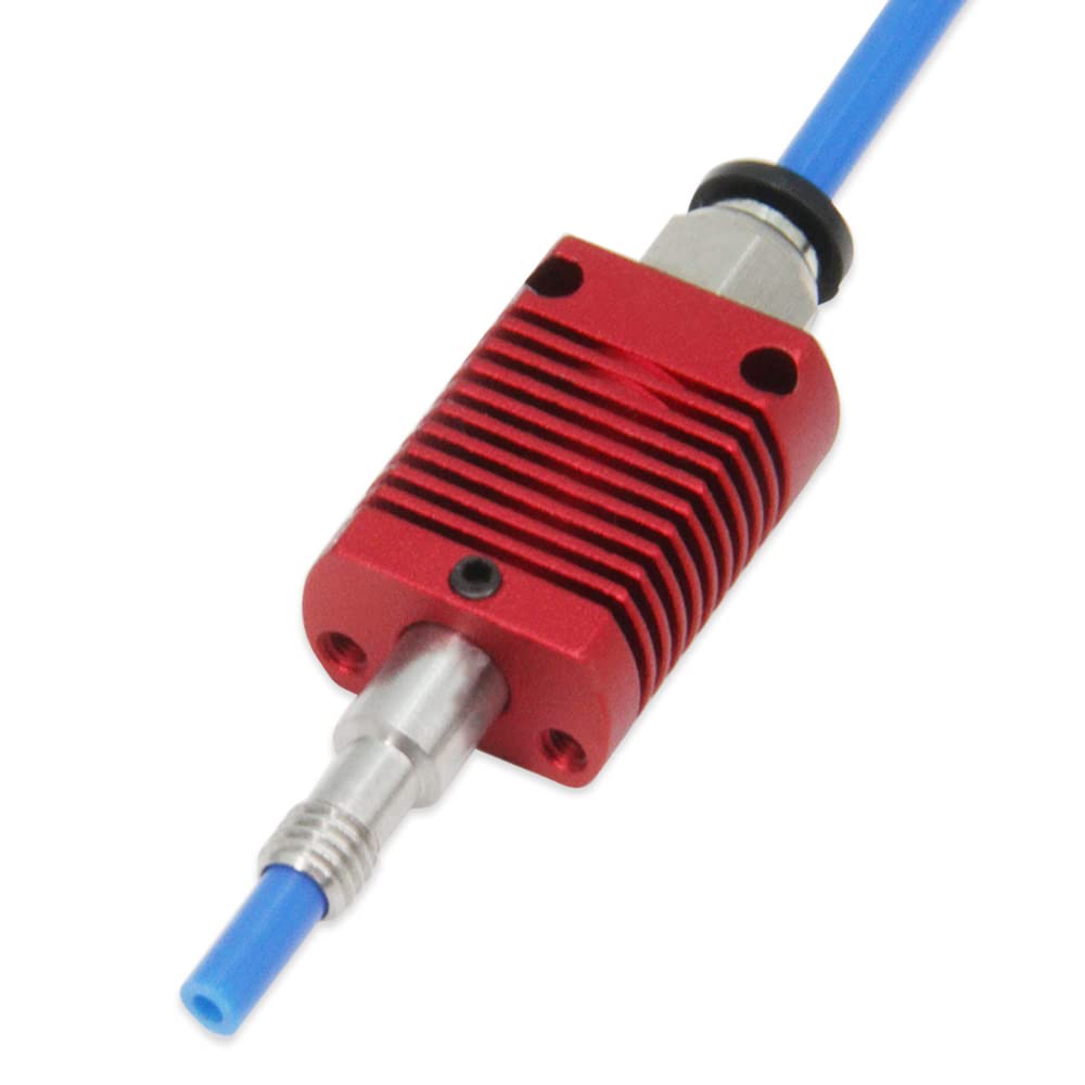 Befenybay 10Pcs Stainless Steel M6 Thread Heatbreak Throat For Ender 3 Series,Cr10 Series 3D Printer (Stainless Steel)