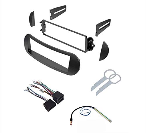 Asc Car Stereo Dash Kit, Wire Harness, Antenna Adapter, And Radio Tool For Installing A Single Din Radio For Select Vw Volkswagen Beetle Vehicles   Compatible Vehicles Listed Below