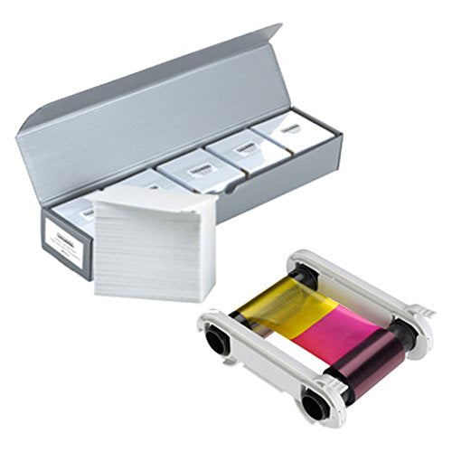 Evolis R5F002Aaa Ymcko Color Ribbon + 500 Pvc Cards