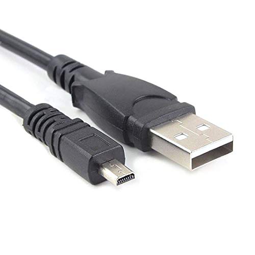 Mzsell Usb C To Usb 3 Feet Black Male To Male Data Cable For Sony Cybershot Dsc H90, Dsc H200, Dsc H300, Dsc H400 (1 Count, Indoor Use, Data Transfer)