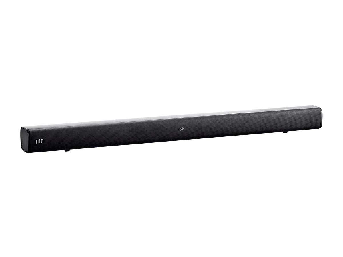 Monoprice Sb 100 2.1 Ch Soundbar   Black   36 Inches With Built In Subwoofer, Bluetooth, Optical Input, And Remote Control