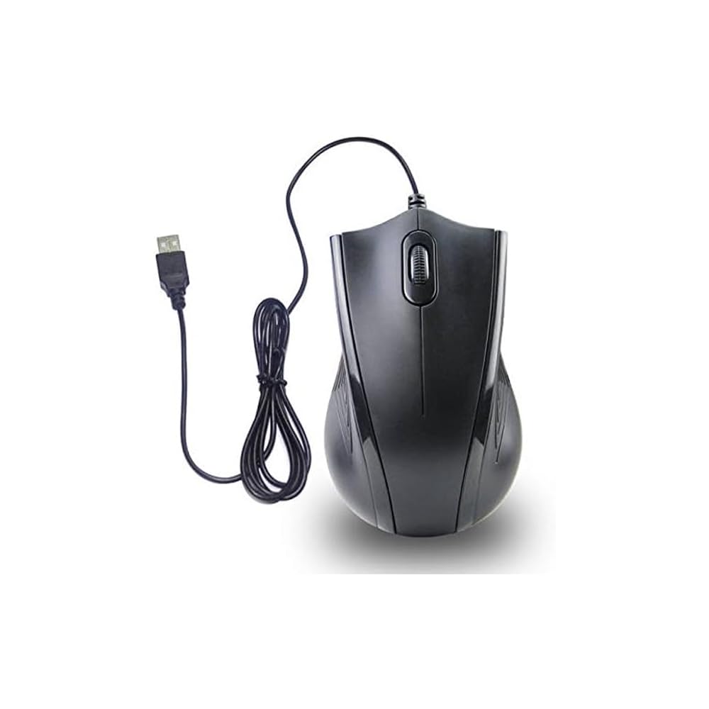 Imicro Mo M128Mi Wired Usb Optical Mouse, Black
