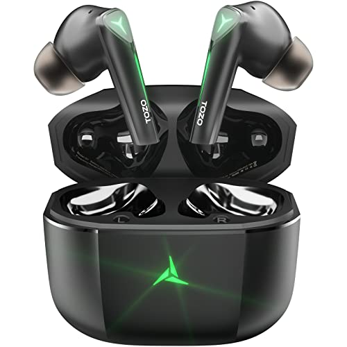 Tozo G1 Wireless Earbuds Bluetooth 5.3 Headphones With 45Ms Ultra Low Latency And Cool Breathing Light, Ergonomic Design, Gaming