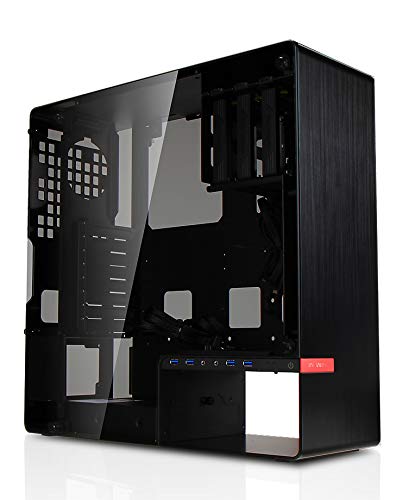 Inwin 904.Plus Black Atx Mid Tower Gaming Computer Case With Tempered Glass