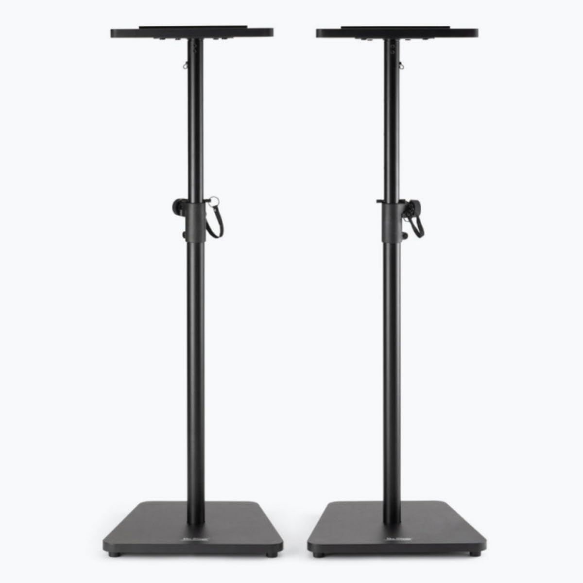 On-Stage SMS7500B Wood Studio Monitor Stands, Black, Pair - Durable Design for Optimal Sound Positioning