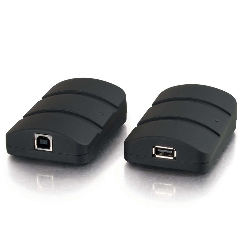 C2G Usb Extender, Dongle, Usb 2.0 Over Cat5, Black, Cables To Go 53880