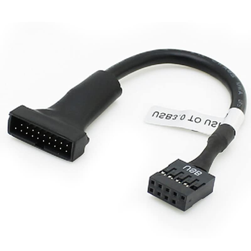 Thtrht 3 Pack Usb 3.0 Header To Usb 2.0 Motherboard Adapter 19 Pin To 9 Pin Connector Cable Front Panel Usb3.0 To 2.0 Converter
