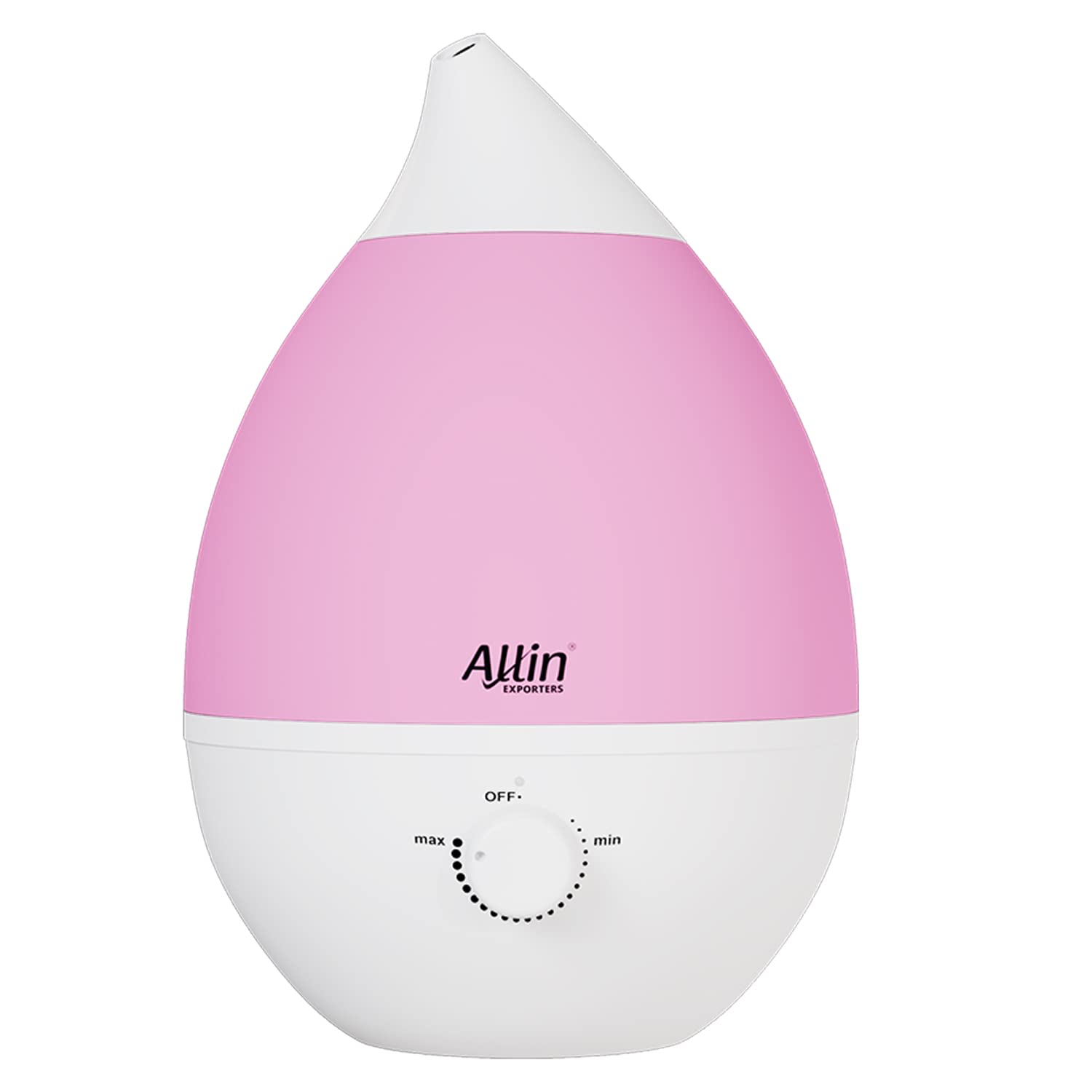 Allin Exporters J40 Ultrasonic Cool Mist Humidifier For Home & Baby Bedrooms | 4L Capacity Adjustable Mist, Auto ShutOff & Long