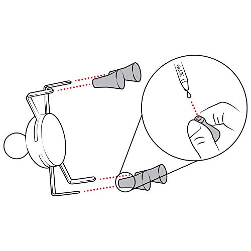 Ram Mounts X Grip Blue Rubber Cap 4 Pack Rap Un Cap 4 Blueu