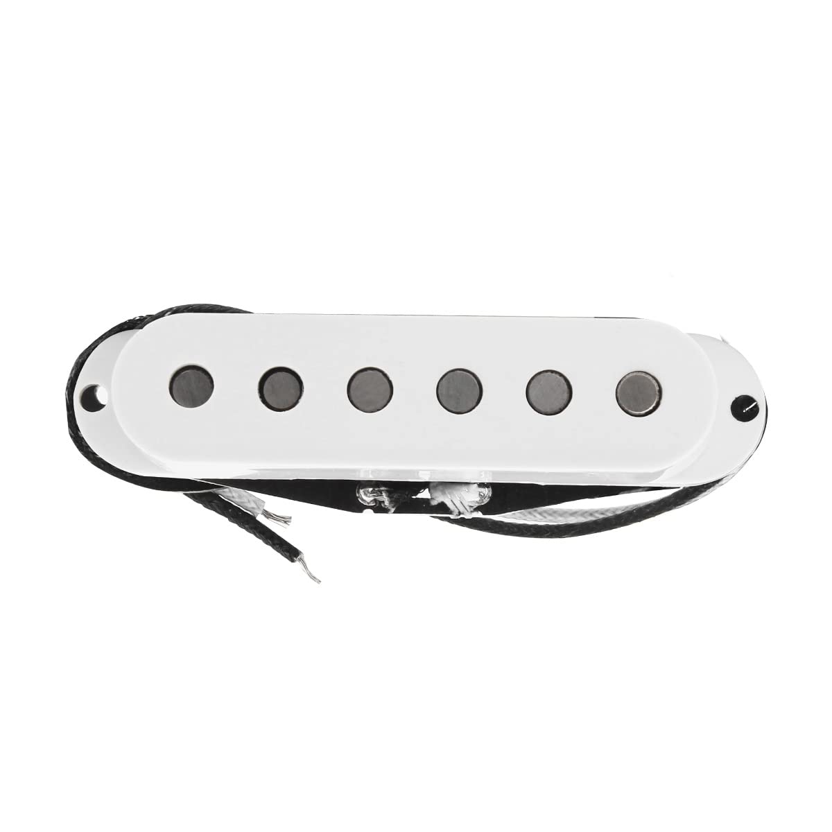 Fleor Single Coil Pickup Alnico 5 Guitar Neck/Middle/Bridge Pickups Set Staggered, White