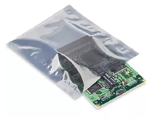 Urec Esd Safe AntiStatic Static Shielding Bags,Without Zip Lock (100Mm X 125Mm), Pack Of 25 Pcs