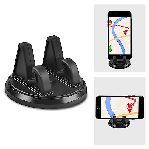 Karomouj Kma331 Rotable Mobile Phone Stand | Desktop Phone Holder | Rotation Car Dashboard For Desk, Bed, Table, Office, Video R
