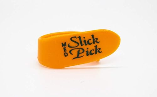 Fred Kelly Picks D2 M 8 Delrin Slick Medium Guitar Pick (Pack Of 8), Orange