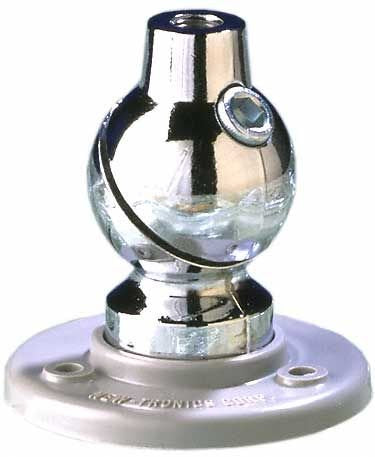 Hustler C 32 Chrome Plated 1 1/2'' Ball Mount 3/8 X 24