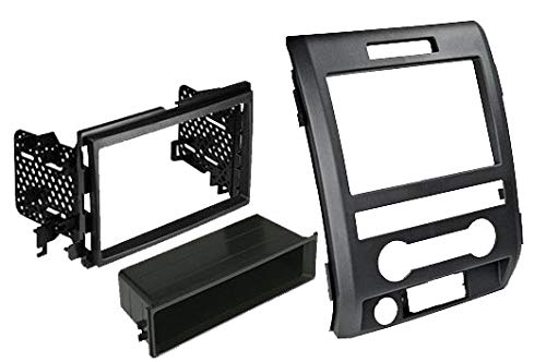 Carxtc Stereo Install Double Din Or Single Din Dash Kit Fits Ford F150 (2009 2014)