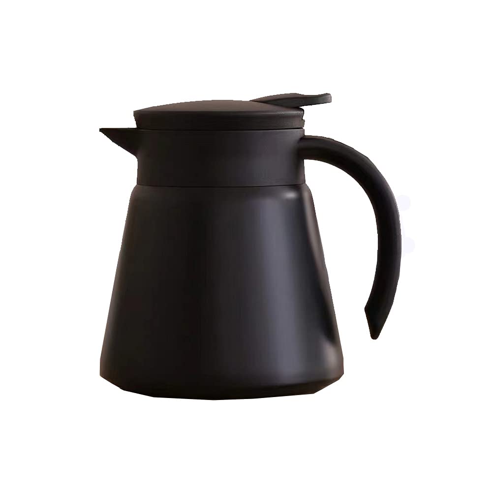 Skystal, Thermal And Cold Coffee Carafe, Double Wall Vacuum Insulated Or Cool Coffeepot, Hot And Cold Retention Mini Stainless S