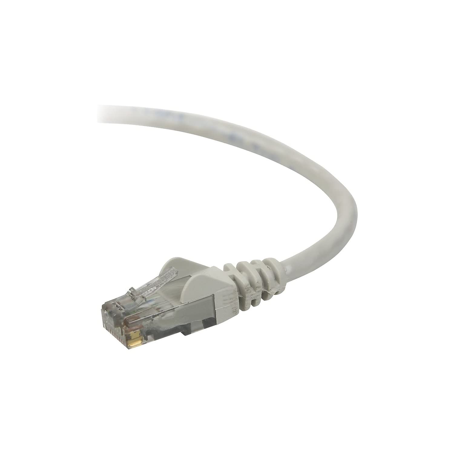 Belkin A3L980-01-S 1 Feet Cat6 Snagless Patch Cable, Utp, Gray Pvc Jacket, 24Awg