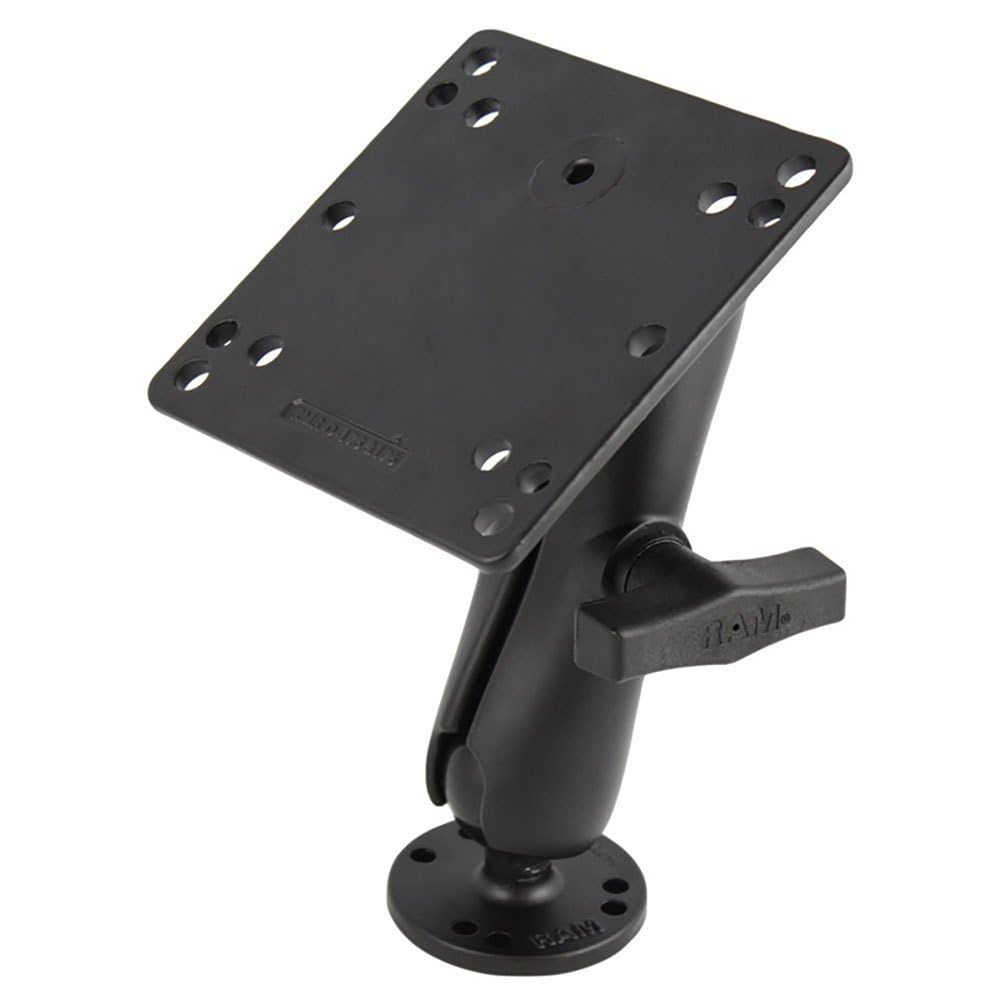 RAM Mounts (RAM-101U-246 1.5 Diameter Ball Mount with 2.5 Round Base (Amps Hole Pattern) and 4.75 Square Base (Vesa 75 mm and 10