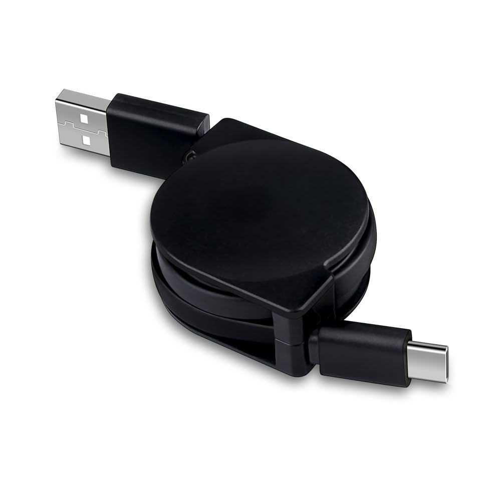 Retractable Usb C Cable,3.3Ft Fast Usb Type C Charging Cable Android Phone Charger Car Cord For Iphone 16/16 Pro/16 Pro Max 15,Samsung Galaxy A15 A55 5G/A14 5G/A54/A35/A25/S24 Ultra,Pixel 9 Pro Fold
