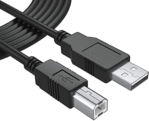 Fedus 3 Meter Usb Printer Cable, Usb A To Male To Usb B 2.0 Cable Cord Compatible With Printers, Scanner For Brother Dell, Hp, E