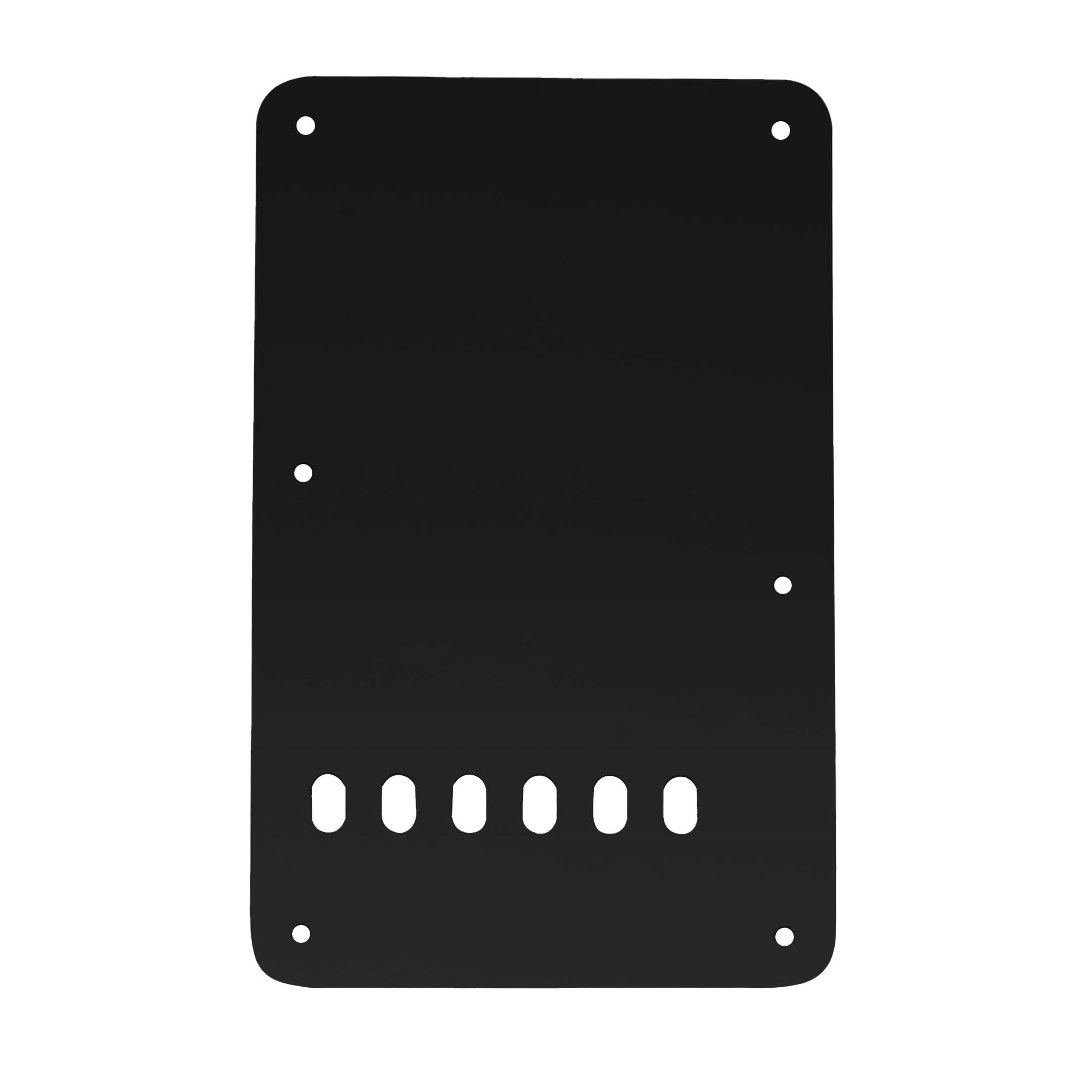 Musiclily 6 Hole Strat Back Plate Tremolo Cavity Cover Vintage Style Backplate For Fender Us/Mexico Made Standard Stratocaster M