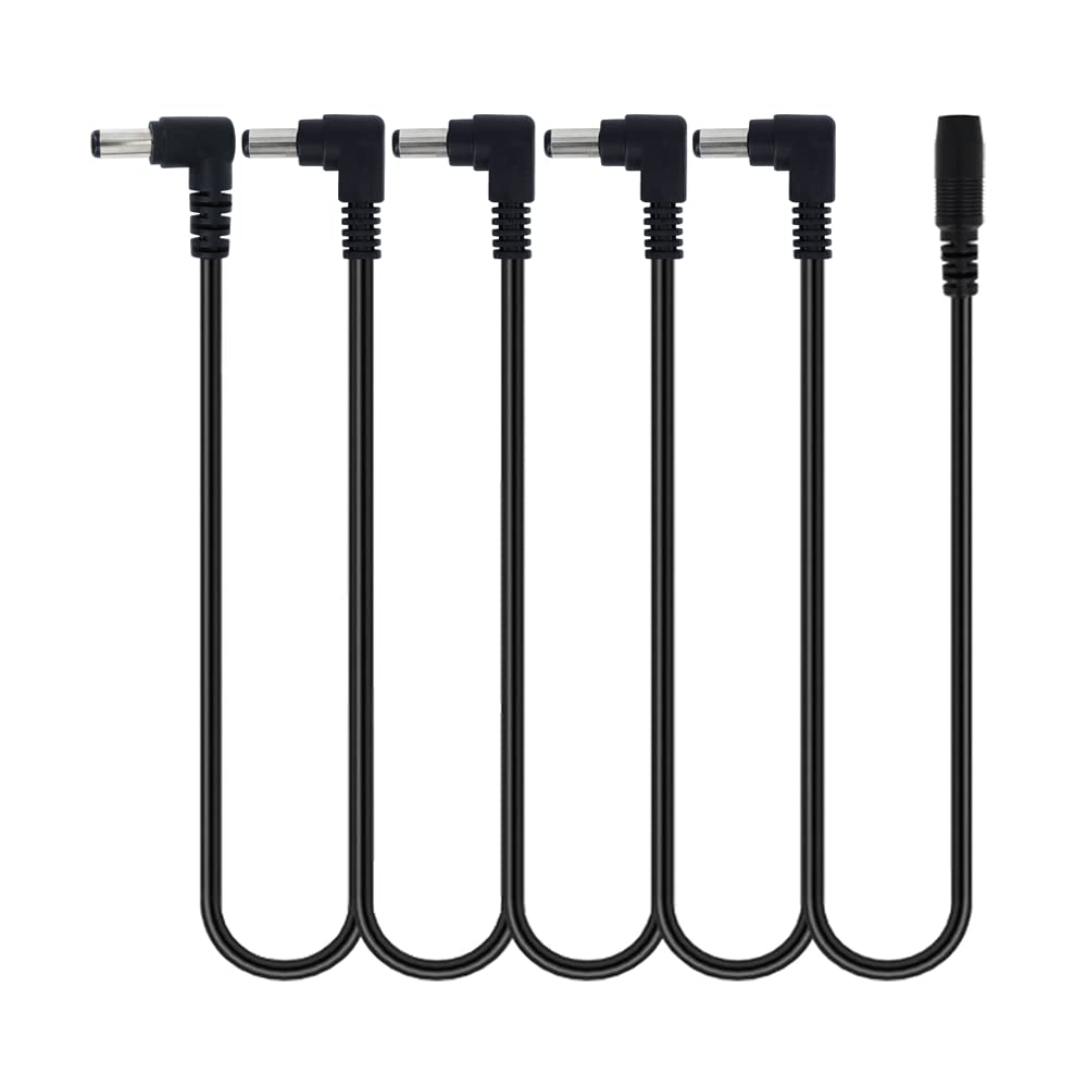 5 Ways Daisy Chain Power Cable Dc For Guitar Pedal Power Supply Adapter