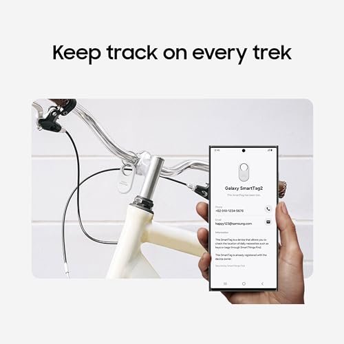 Samsung Galaxy Smarttag2, Bluetooth Tracker, Locator Tracking Device, Item Finder For Keys, Wallet, Luggage, Use W/Phones Tablet