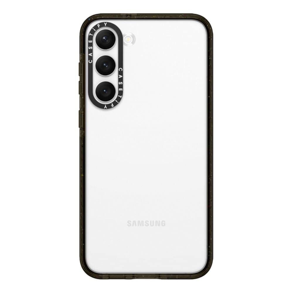 Casetify Impact Samsung Galaxy S23+ Case [4X Military Grade Drop Tested / 8.2Ft Drop Protection]   Clear Black