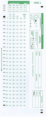 Test 889E 889 E Compatible Testing Forms (25 Sheet Pack)