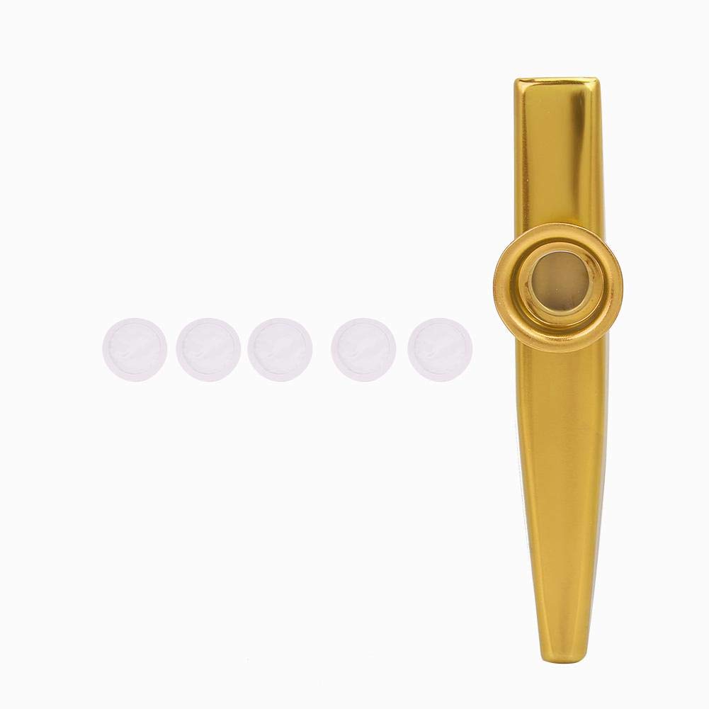 Metal Alloy Kazoo Aluminum Alloy Mini Portable Kazoo Ukulele Guitar Partner Easy To Learn Musical Instrument For Guitar, Ukulele