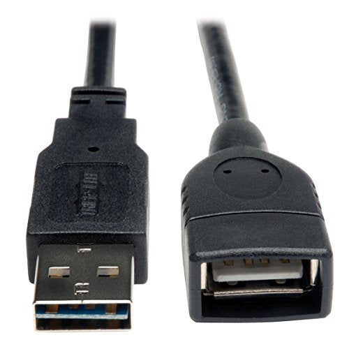 Tripp Lite Universal Reversible Usb 2.0 Hi Speed Extension Cable (Reversible A To A M/F), 6 Ft.(Ur024 006),Black