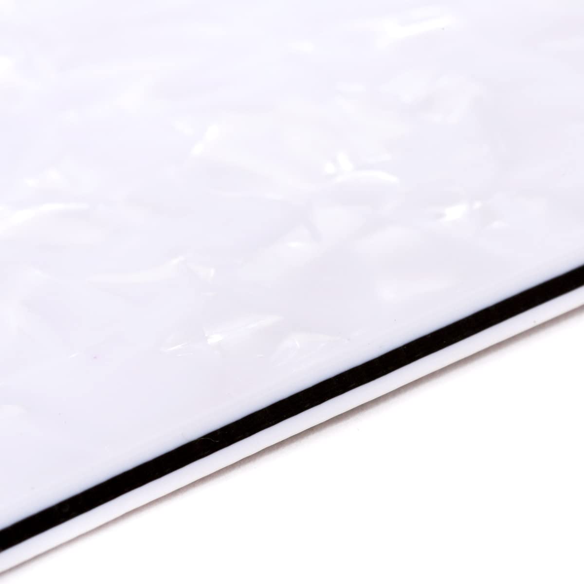 Musiclily Lp Backplate And Switch Cover Set Compatible With Usa Les Paul, 4Ply White Pearl